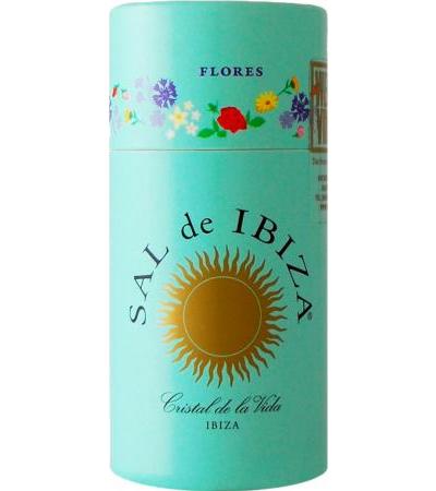 Sal de Ibiza - Granito con Flores - Streuer mit Deckel, 75 g